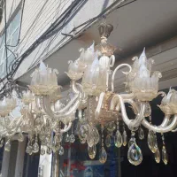 لوستر ۱۵ شاخه جفت|لوستر و چراغ آویز|کرج, کوی امامیه|دیوار