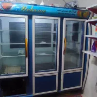 یخچال ایستاده صحیح وسالم ویک عدد یخچال بستنی