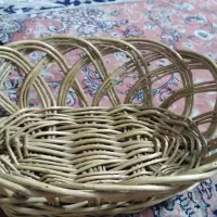 سبد چوبی حصیری|صنایع دستی و سایر لوازم تزئینی|تبریز, |دیوار
