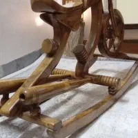 صندلی راک موتوری چوب راش سفارشی|صندلی و نیمکت|هشتگرد, هشتگرد قدیم|دیوار