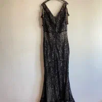 پیراهن مجلسی زنانه تمام کارشده شیک|لباس|شبستر, |دیوار