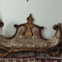 مبل استیل چوب راش شزلون