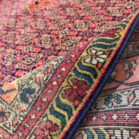 ۶متری دستبافت نقشه ماهی سرمه ای حاشیه قرمز|فرش|تهران, یوسفآباد|دیوار