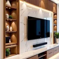طراحی اجرا و نصب انواع tvwall مدرن با قیمتی رویایی|میز تلویزیون|چهاردانگه (تهران), |دیوار