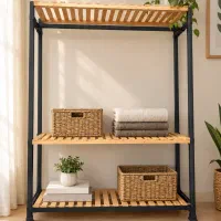 رگال سه طبقه چوبی
