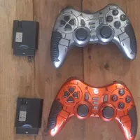 دسته بازی بیسیم PC ps1 2 3شوکدار ۱۹ دکمه
