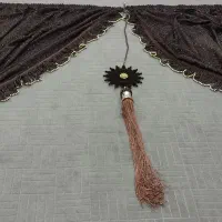 کنار پرده در حد نو|پرده، رانر، رومیزی|قم, علی آباد سعدگان|دیوار