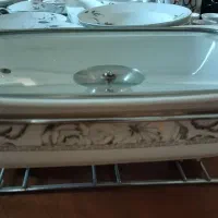 ظرف سرامیک با درب پیرکس