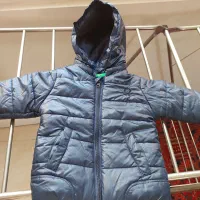 کاپشن بچه گانه خارجی  مارک بنتون مناسب 9 تا 12 ماه