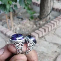 انگشترنقره یاقوت ارغوانی