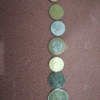 تعدادی سکه ایرانی وخارجی