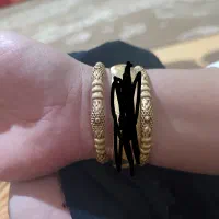 ی جفت النگو طلا سایز ۱