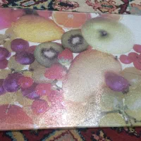 تخته گوشت شیشه ای نو