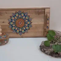 تذهیب ظروف چوبی