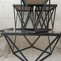 جلومبلی و عسلی فلزی کف قیمت بازار|مبلمان خانگی و میز عسلی|قم, باغ شریفی|دیوار