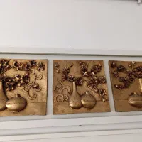 تابلو رزین و چوب