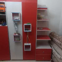 سرویس خواب کودک و نوجوان کامل و زیبا|تخت و سرویس خواب|فولادشهر, مسکن مهر فولادشهر|دیوار