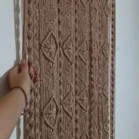 پرده مکرومه|پرده، رانر، رومیزی|گرگان, |دیوار