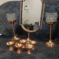 برنجی برنزی برنز مسی کلکسیون ظروف آشپزخانه