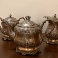 تی ست  ، ست چایخوری نقره   قهوه خوری