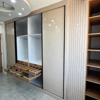 کمد دیواری هایگلاس و مات و نئوکلاسیک