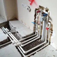 لوله کشی آب شوفاژ فاظلاب و گاز