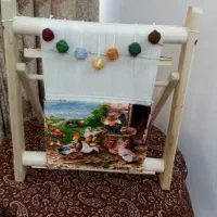 دار چوبی تزئینی‌ به همراه فرش دستبافت|تابلو فرش|تهران, ازگل|دیوار