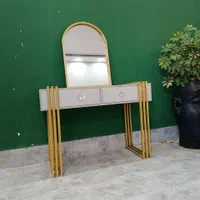آینه کنسول رادیات / آینه طلایی|بوفه، ویترین، کنسول|مشهد, رباط طرق|دیوار