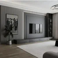 دکوراسیون داخلی. Tv Wall|خدمات پیشه و مهارت|کرج, مجتمع صنفی صنعتی|دیوار