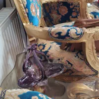 مبلمان استیل ۹ نفره همراه با غذاخوری|مبلمان خانگی و میز عسلی|ماهدشت, |دیوار