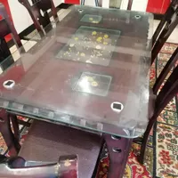 میز نهار خوری شش نفره در حد نو|میز و صندلی غذاخوری|گلبهار, |دیوار