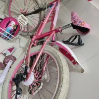دوچرخه بیست صورتی در حد نو خوش رکاب باکلاس