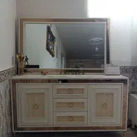 اینه کنسول و میز تلویزیون ام دی آف سایز بزرگ|بوفه، ویترین، کنسول|کرمانشاه, |دیوار