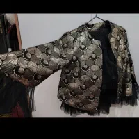 کت ودامن مجلسی پولکی