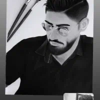 نقاشی چهره سیاه قلم طراحی چهره هدیه خاص برای تولد|تابلو، نقاشی، عکس|تهران, مسعودیه|دیوار