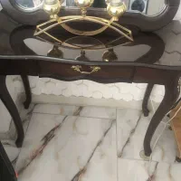 آینه کنسول چوب راش
