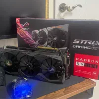 کارت گرافیک rx580 Asus Rog
