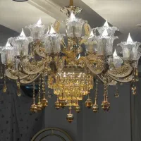 لوستر کریستالی تمام وارداتی