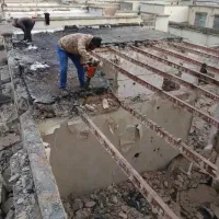 تخریب ساختمان.