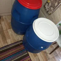 دبه ۱۴۰لیتری و۱۲۰لیتری صفر یکبارم استفاده نشده|ظروف نگهدارنده، پلاستیکی، یکبارمصرف|رشت, پل تالشان|دیوار