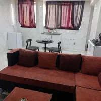مبل ال راحتی ۷ نفره با جلومبلی فقط امروز|مبلمان خانگی و میز عسلی|تهران, جنت‌آباد جنوبی|دیوار
