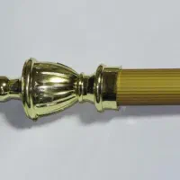 میله پرده طلایی ده متر
