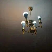 لوستر طلایی|لوستر و چراغ آویز|کرمانشاه, |دیوار