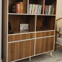 کتابخانه|کتابخانه، شلف، قفسه‌های دیواری|تهران, ابوذر|دیوار