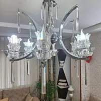 لوستر ۶شاخه جنس کروم