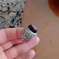 انگشتر دست ساز ریز کاری شده