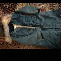 کاپشن جین  کت سارافون کفش