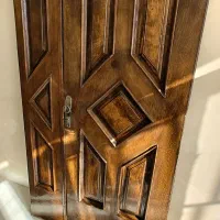 درب ورودی چوبی دولنگه و درب اتاقی