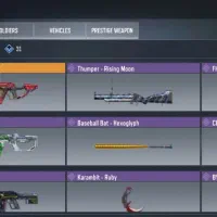 اکانت کالاف هر مدل تمام گان های رایگان