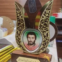 تندیس به مناسبت هفته بسیج|مجسمه، تندیس، ماکت|اصفهان, خانه اصفهان|دیوار